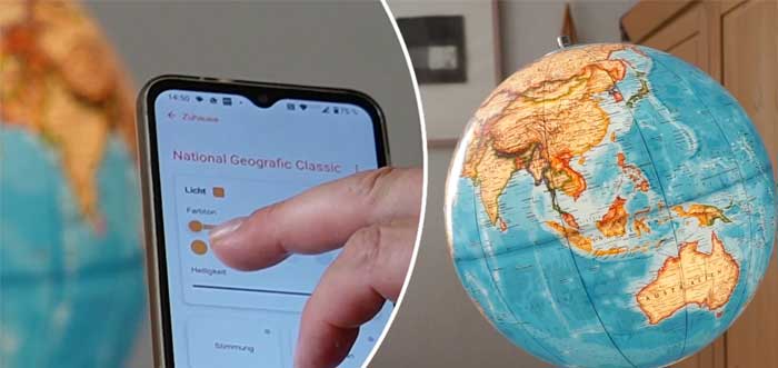 Globes in hotels, surgeries, waiting rooms