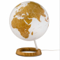 Preview: Atmosphere "New World" Bamboo / Bambus illuminated globe - Ø 25 cm