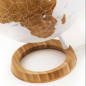 Preview: Atmosphere "New World" Bamboo / Bambus illuminated globe - Ø 25 cm