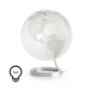 Preview: Illuminated design globe - Atmosphere Vision White