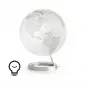 Preview: Illuminated design globe - Atmosphere Vision White