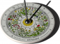 Preview: HORA Floris sundial with floral clock