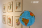 Preview: Floor-standing globe, illuminated DFN 3704 - Ø 37 cm