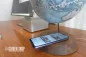 Preview: Earth globe Bridge - Indaco Blue Ø 22 cm with charging station