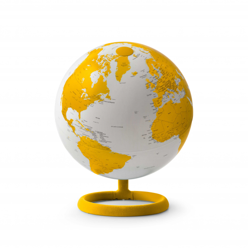 evolve Ambra design globe gold-yellow