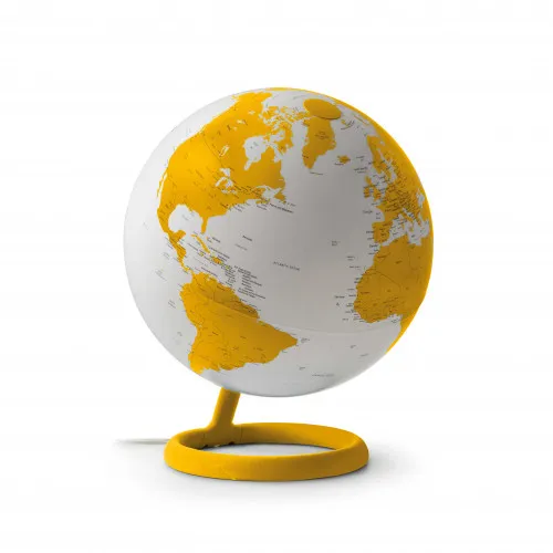evolve Ambra design globe gold-yellow