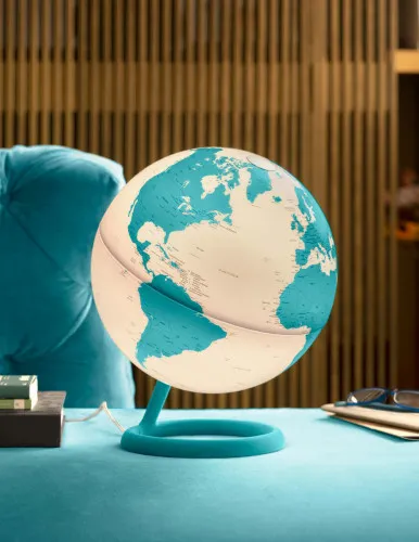 evolve Zaffiro design globe turquoise