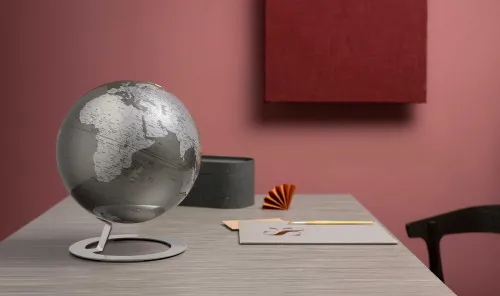 Design globe - Atmosphere "New World" iGlobe Slate - Ø 25 cm