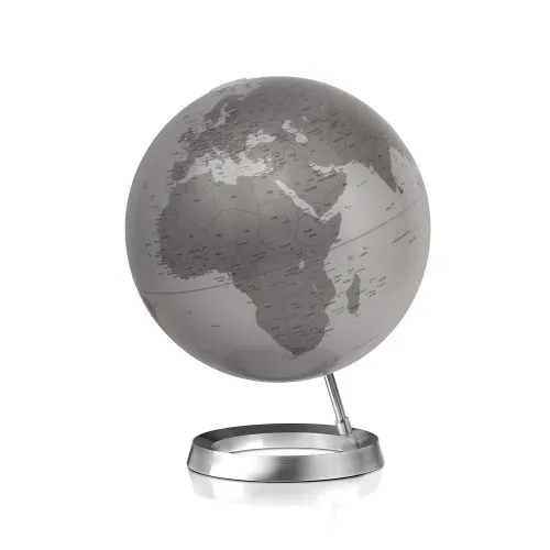 Desk globe Atmosphere "New World" Vision Silver - Ø 30 cm