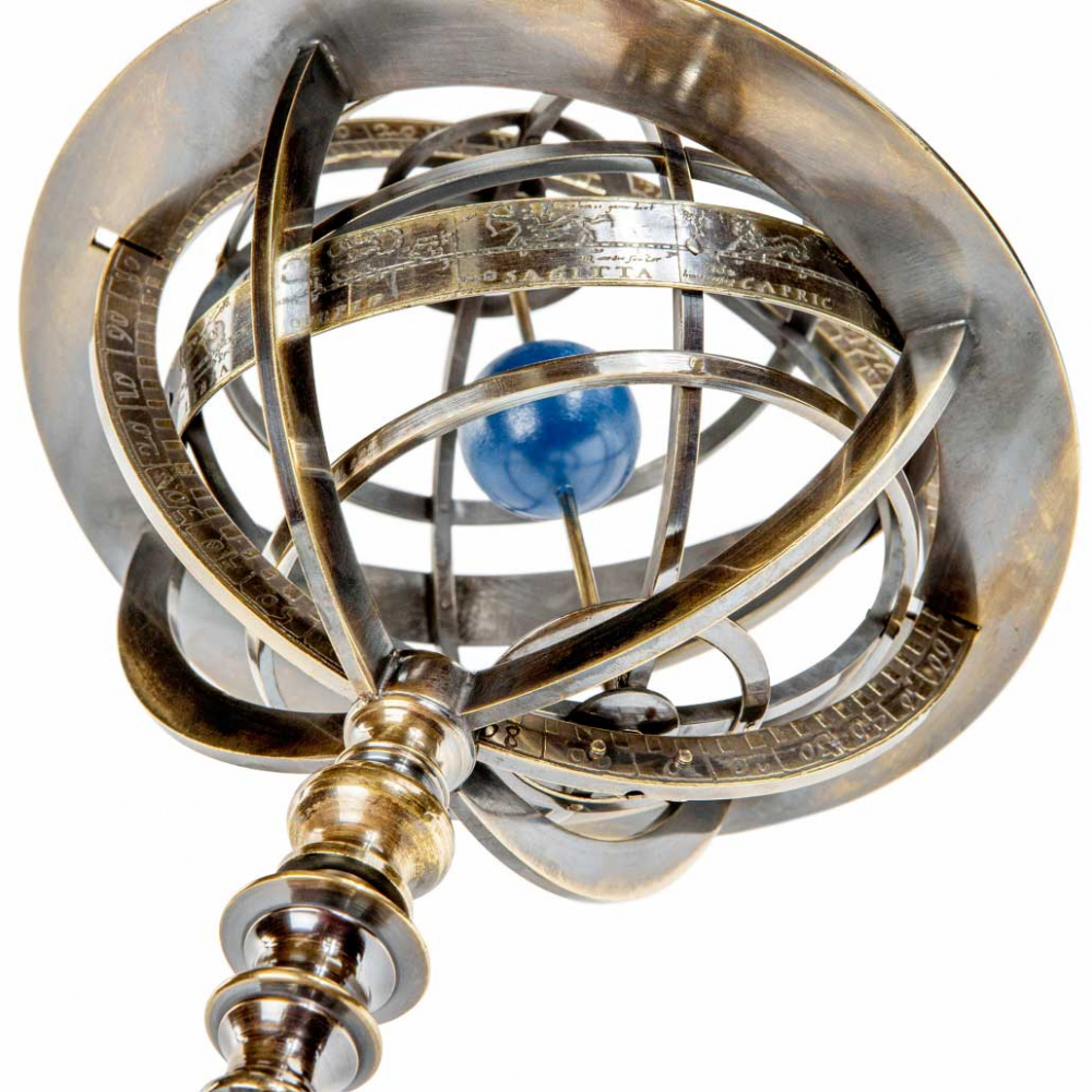 Bronze armillary sphere (replica)