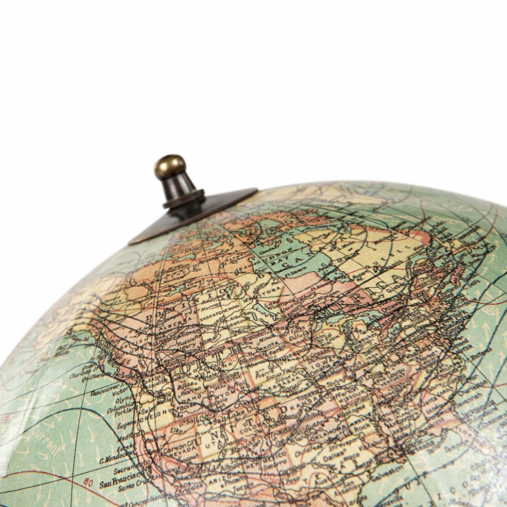 Historischer Globus (Replik) Weber Costello USA 1921