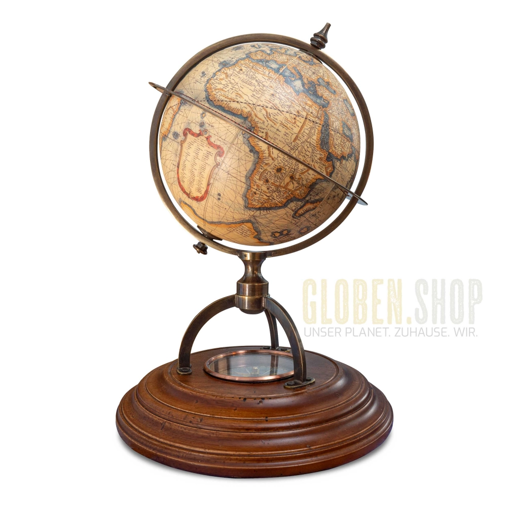 Mercator Erdglobus mit Kompass