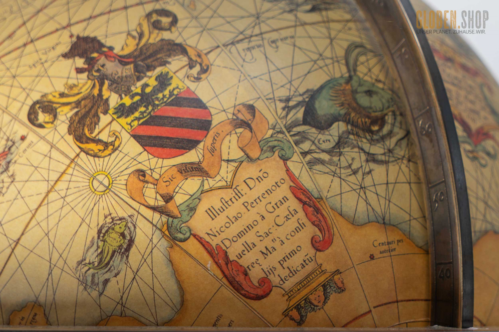 Historical Navigator Globe - Mercator