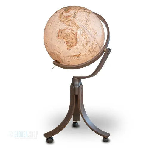 Floor globe - illuminated globe UPSIDE DOWN Ø 50 cm
