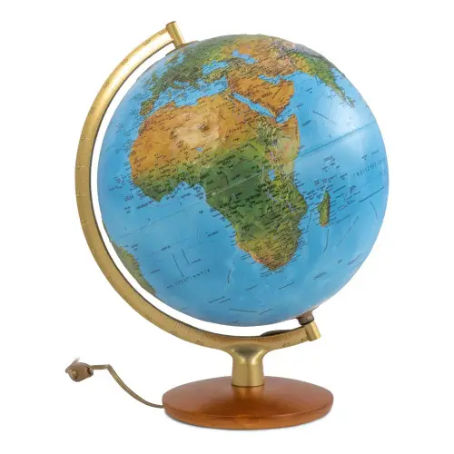 Relief globe Atmosphere R4 gold - Ø 30 cm / 11,81 inch