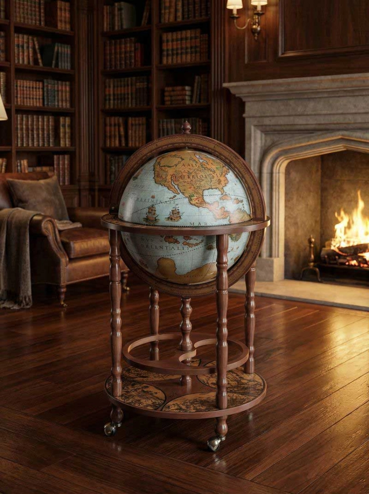Globe bar Minerva Blue Ocean Ø 40 cm