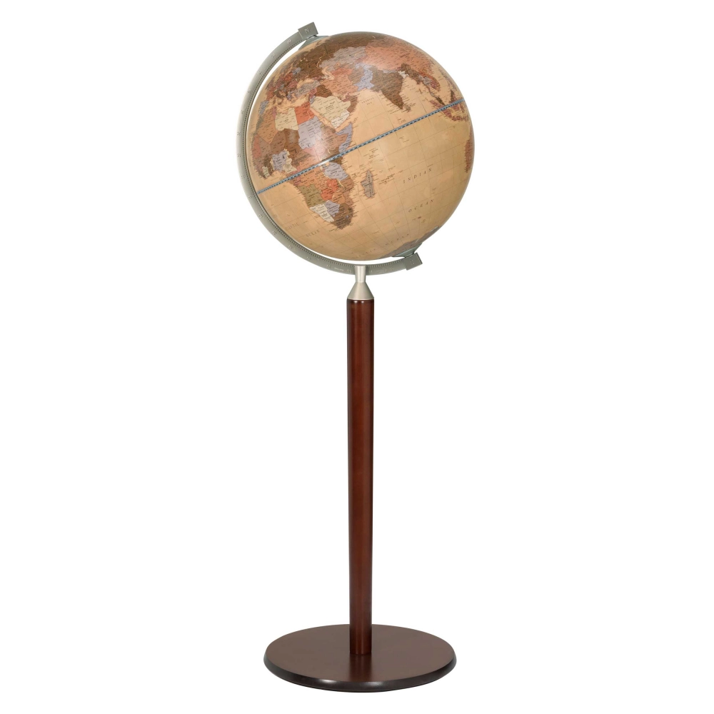 Standing globe Vasco da Gama - Apricot Ø 40 cm