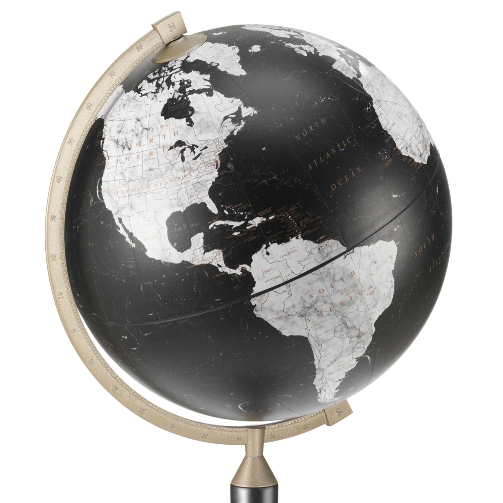 Standglobus Vasco da Gama - Schwarz Ø 40 cm