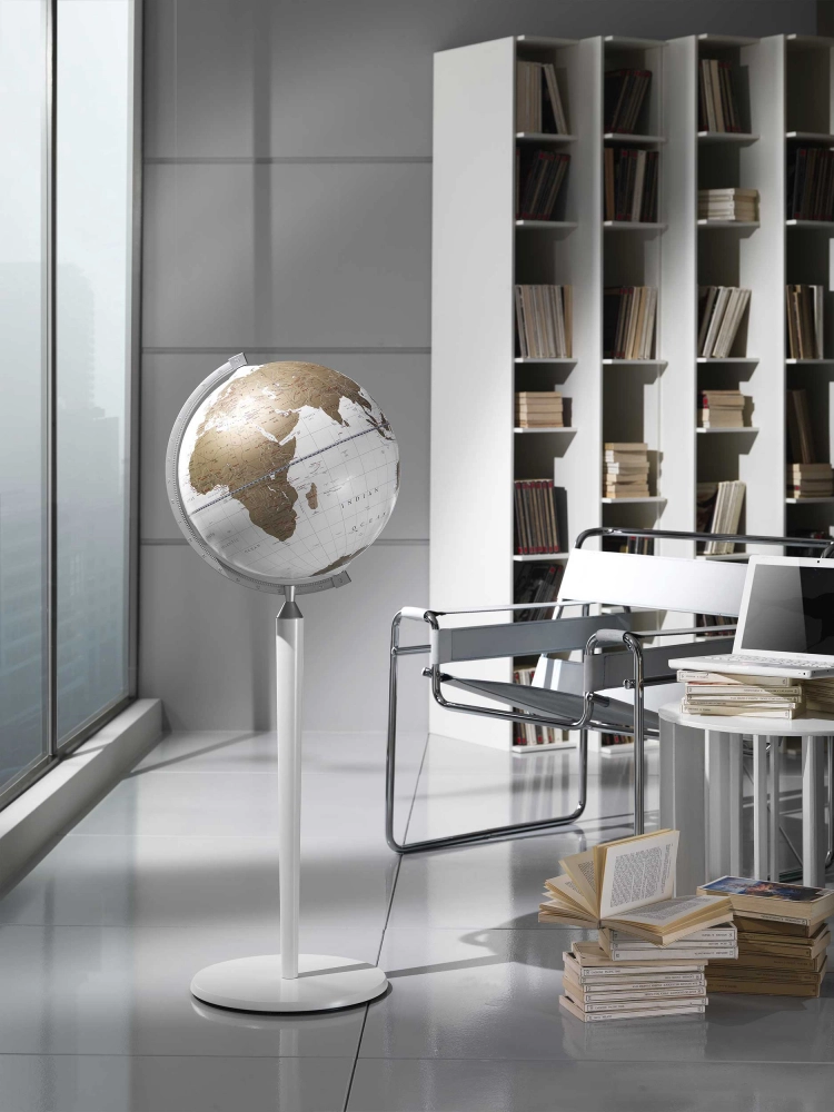 Standglobus Vasco da Gama - weiß Ø 40 cm