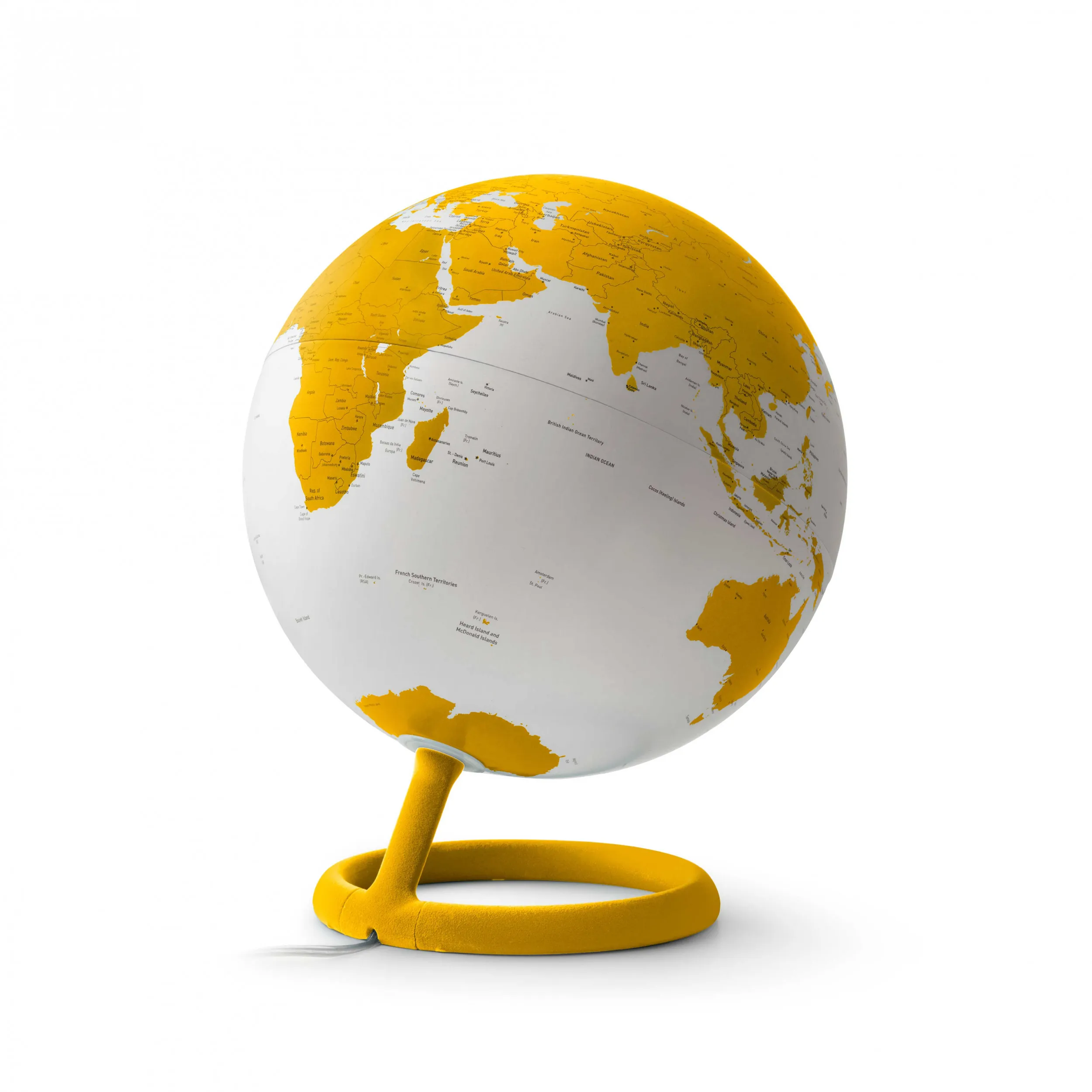 evolve Ambra design globe gold-yellow