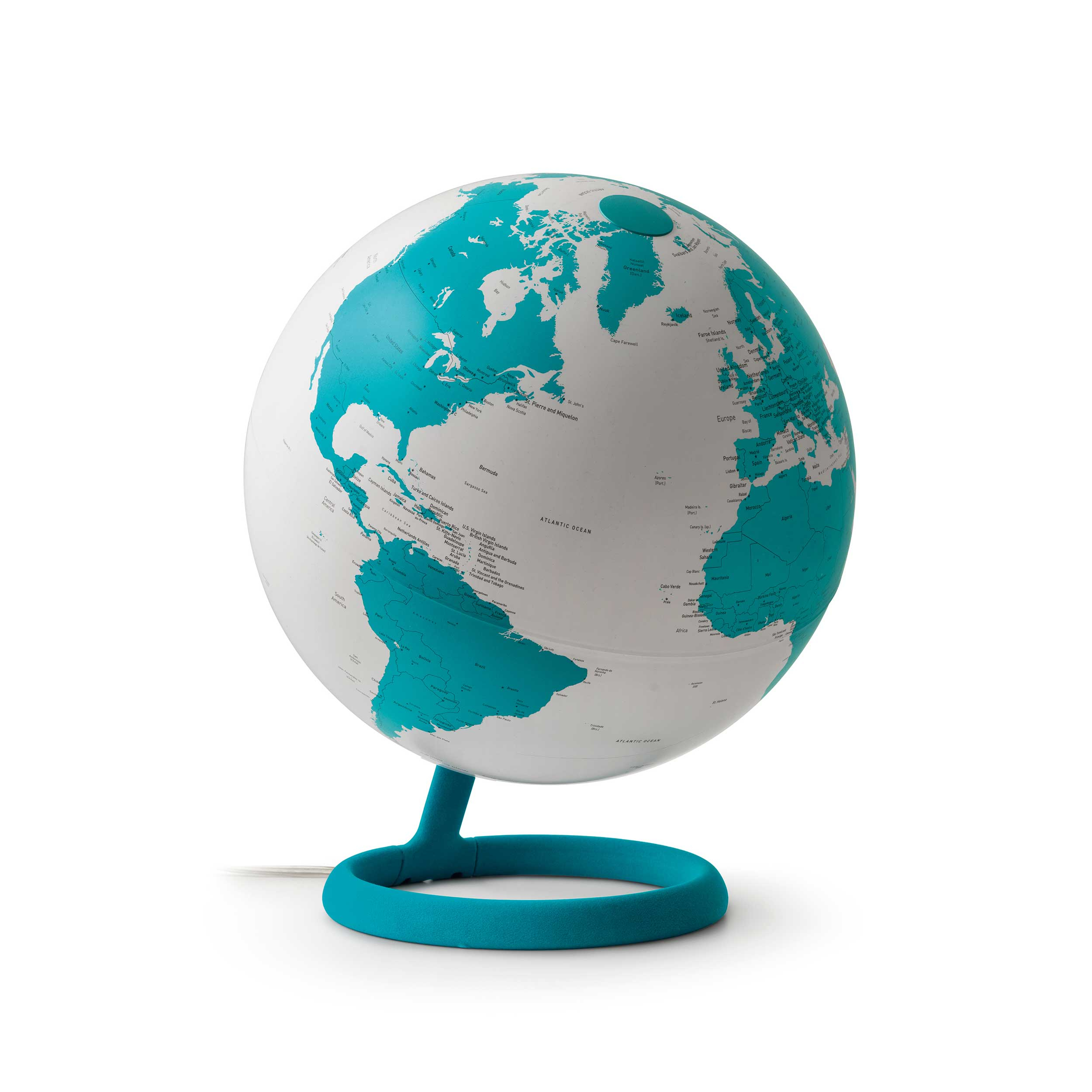 evolve Zaffiro design globe turquoise