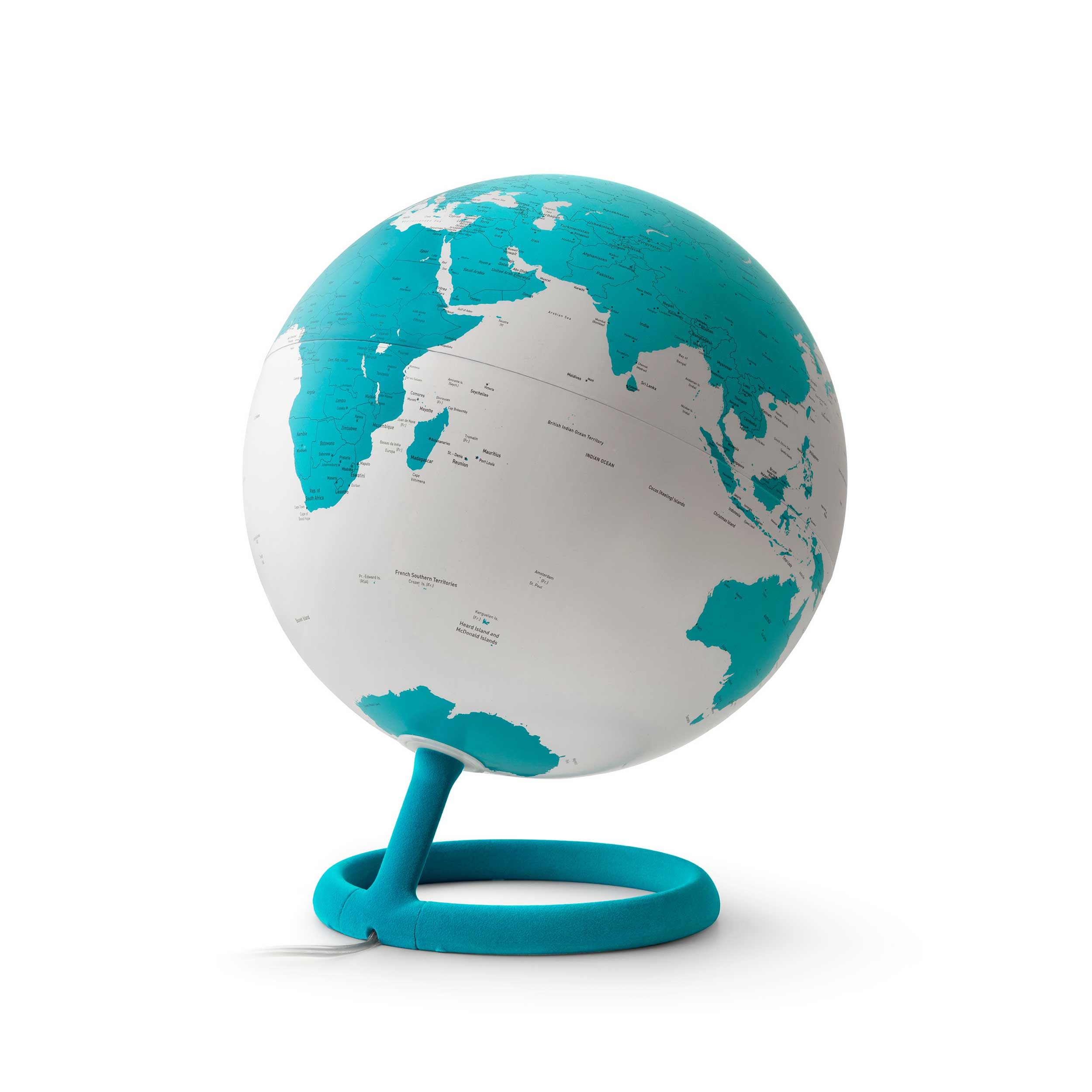 evolve Zaffiro design globe turquoise