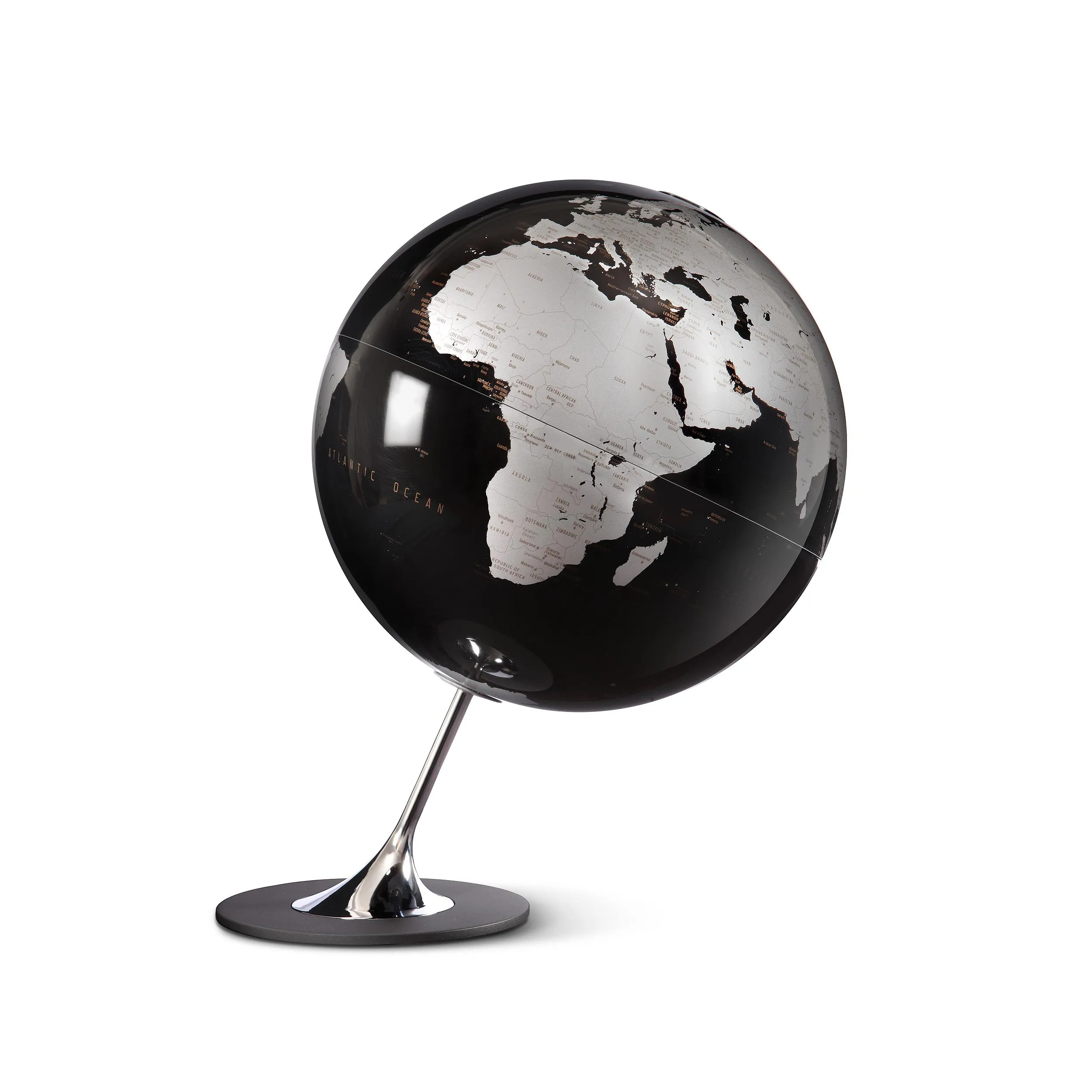 Design globe - Atmosphere "New World" Anglo Black - Ø 25 cm