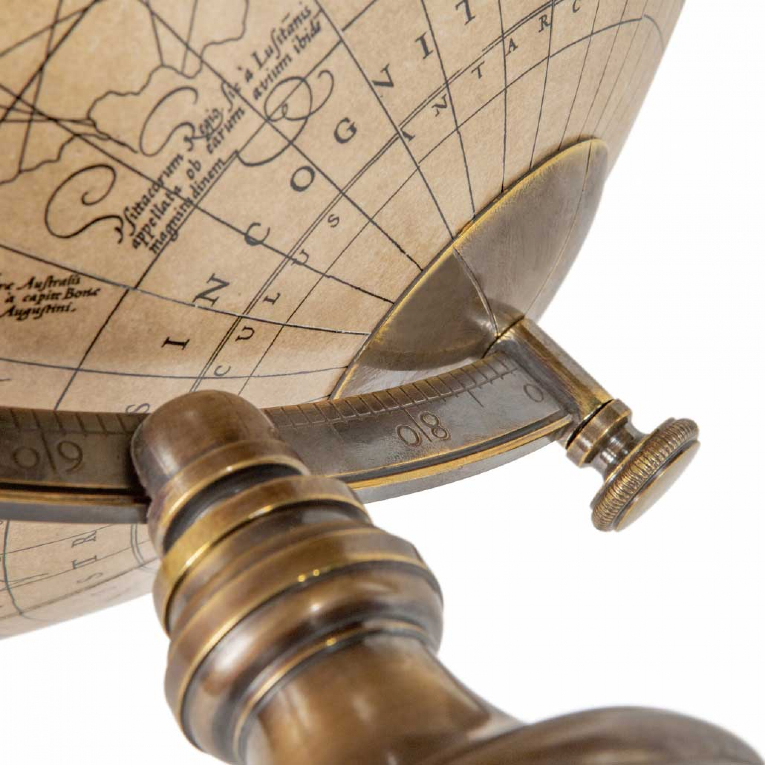 Historischer Hondius-Globus – Replik aus dem Jahr 1627