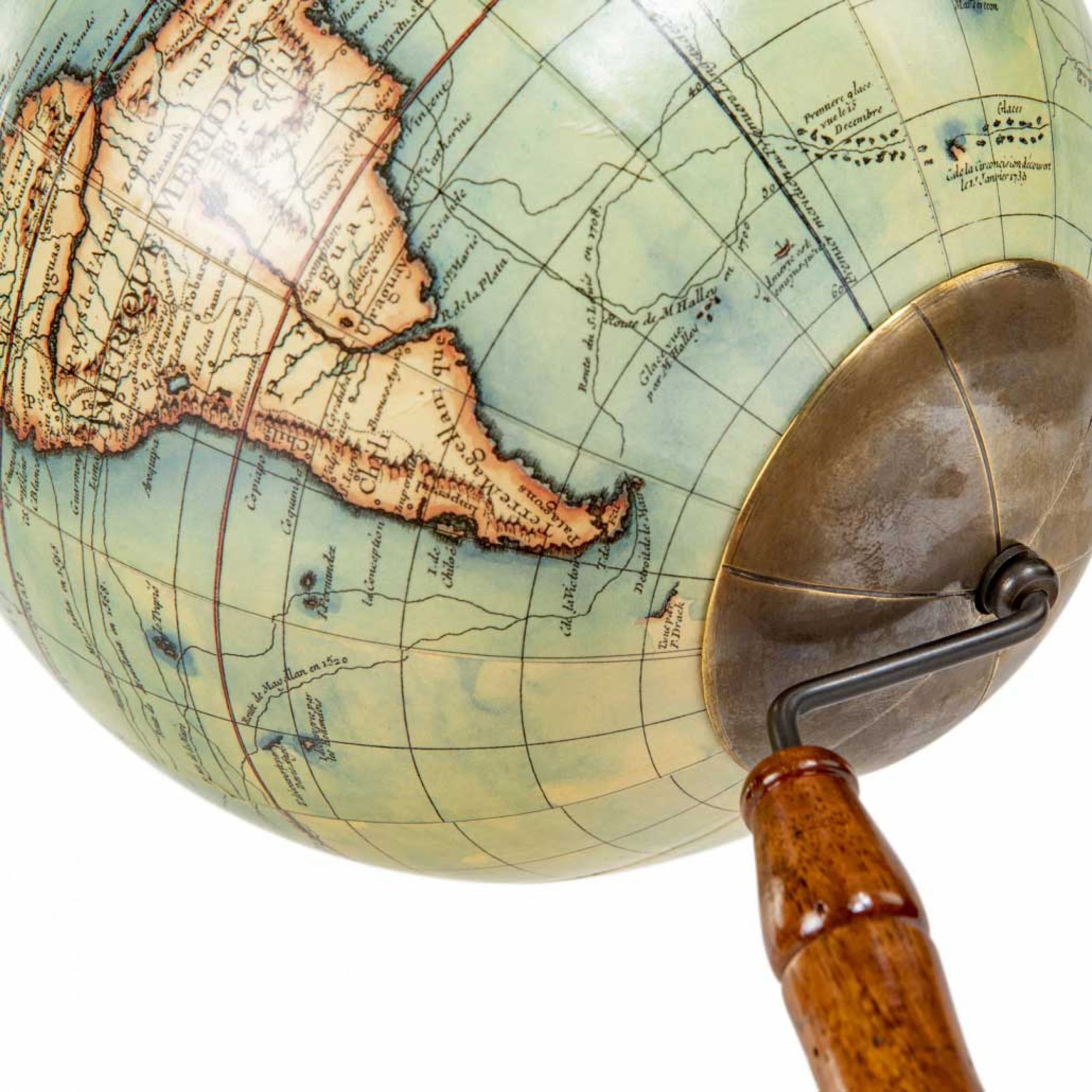 Historical Vaugondy Globe (replica) circa 1745