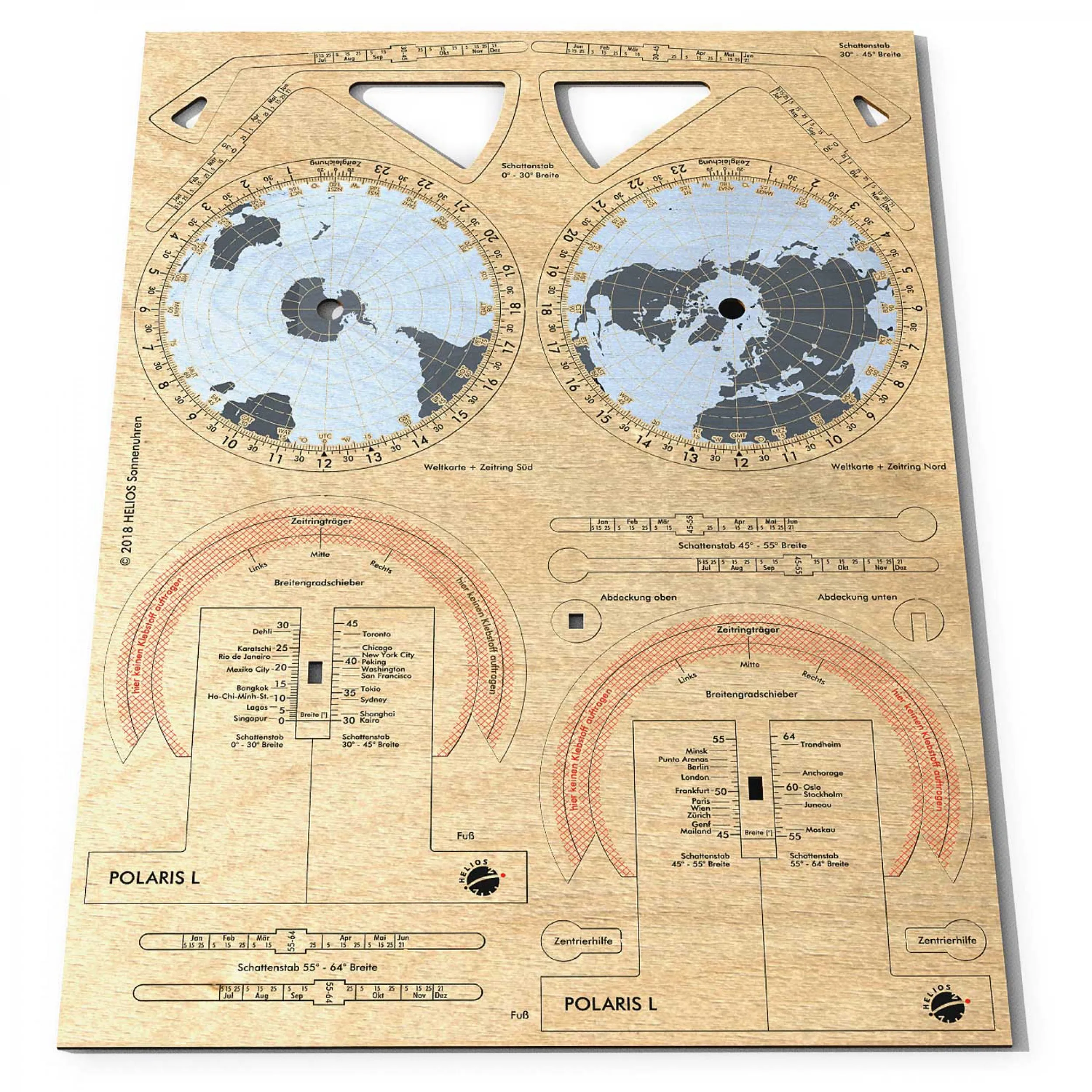 Bausatz Sonnenuhr POLARIS L