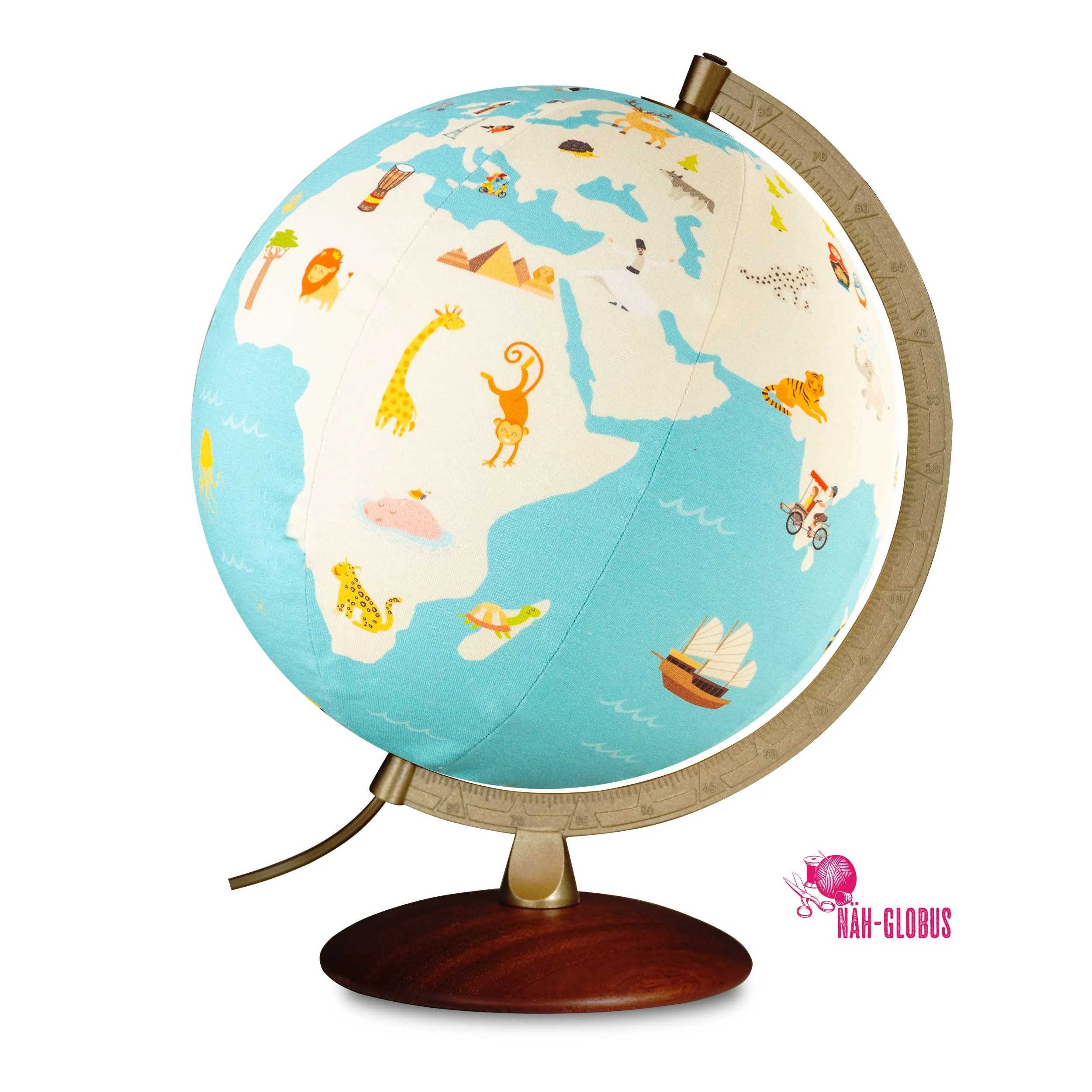Sewing globe World discoverer