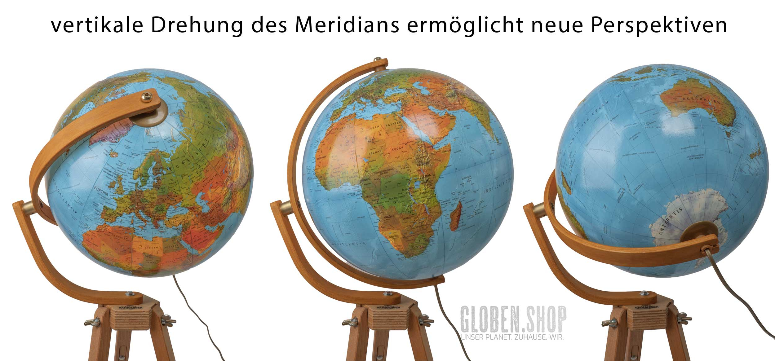 Floor-standing globe, illuminated DFN 3705 - Ø 37 cm