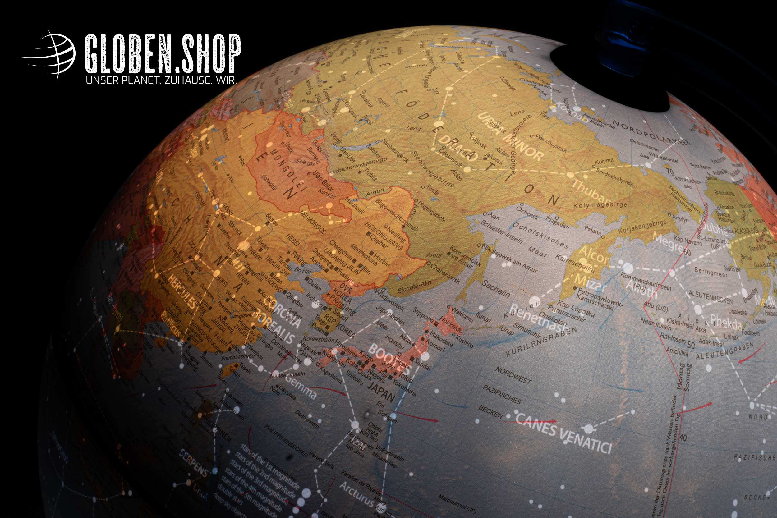 Children's globe CONSTELLATION PLUS with star images - Ø 25 cm