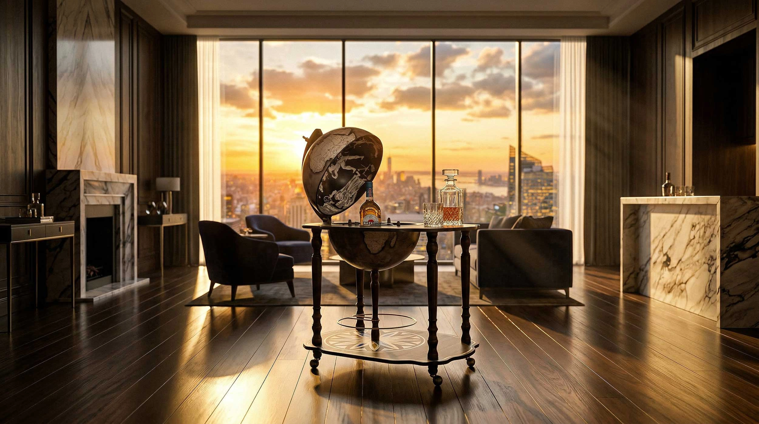 Globusbar Vesuvio Ø 40 cm