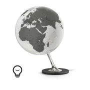 Illuminated design globe - Atmosphere Anglo Charcoal