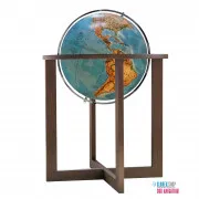 Standing globe - Illuminated globe Cross Classic Ø 50 cm