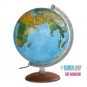 Relief globe FR 3010 illuminated - Ø 30 cm / 11,81 inch