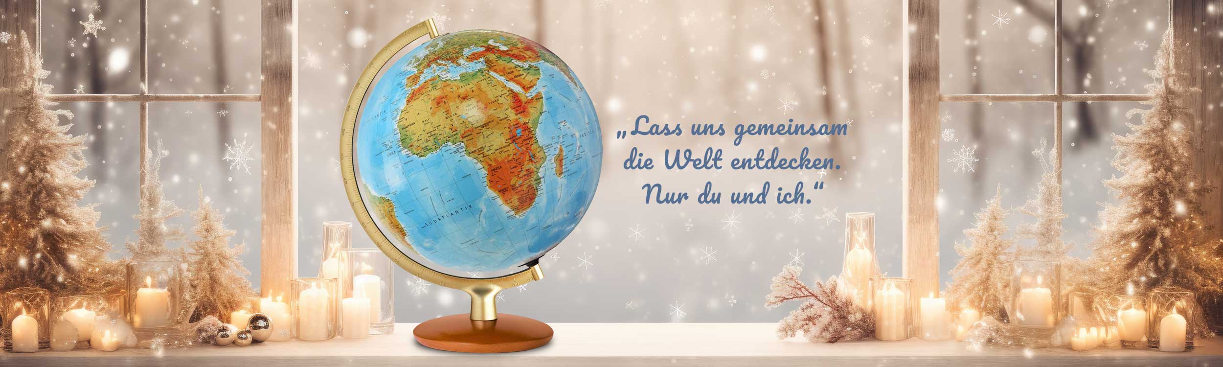 Handkaschierte Tischgloben